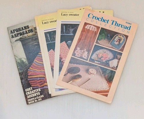 35 Annies Pattern Club Newsletter Crochet Wardrobe Magazine Bundle Lot Vtg 1980s - Picture 10 of 15