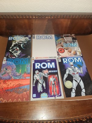 Rom #1 -7 + #9-12  2016 Comic Book IDW +Sub covers + FCBD - 21 comics NM