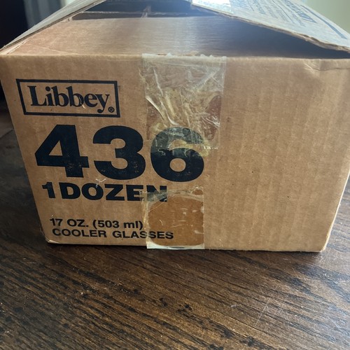 1997 Libbey 436 Scarecrow 12ea 17oz Kühlgläser in OVP mit Aufklebern - Bild 10 von 11