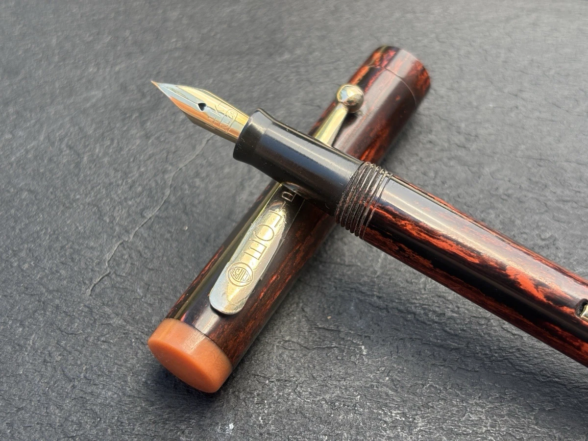 Ebonite Red Collectible Fountain Pens for sale | eBay