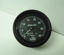 Isspro R85985 - 3.375 Inch Mechanical Tachometer Gauge 3500 Rpm W Hourmeter
