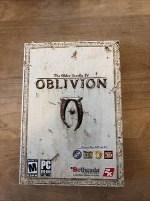 Oblivion Elder Scrolls IV Bethesda PC Box Game DVD ROM Complete CIB 2006