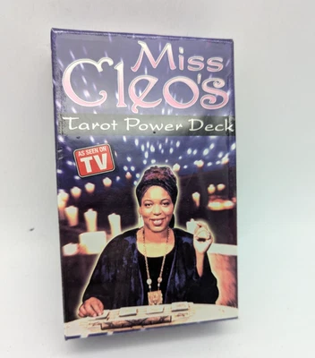 Miss Cleo's Tarot Power Deck of 78 Cards 56 Minor & 22 Major Egyptian artwork