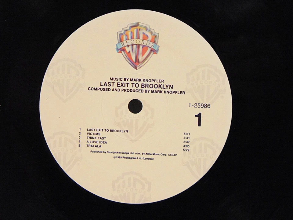 Mark Knopfler – Last Exit To Brooklyn 1989 	Warner Bros. 1-25986 Rock Vinyl LP Foto 4 de 4