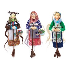 Kitchen Witch Doll Vintage Cooking Festive Handmade Decoration Good Luck CharmOY