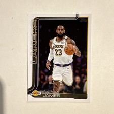 Topps 2025-26 LeBron James Los Angeles Lakers Base Set #150 Basketball Card