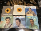 Lot Of 6 Elvis Presley 45's Vinyl Records With Sleeves