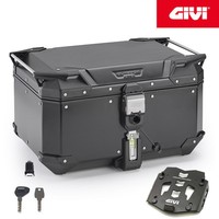 Koffer [Givi] Trekker EVO 58LT + Platte Yamaha Tracer 9 2021 2022 2023 2024