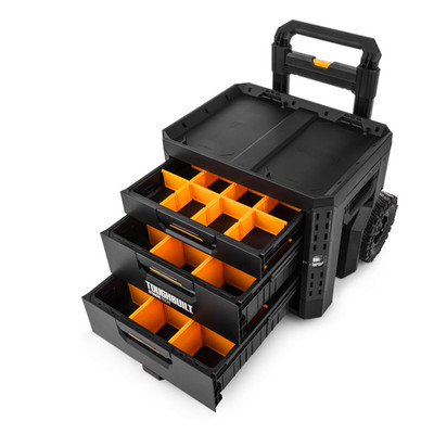 ToughBuilt TB-B1-D-R93 StackTech  Werkzeugkoffer mit 3 Schubladen Rollverschluss