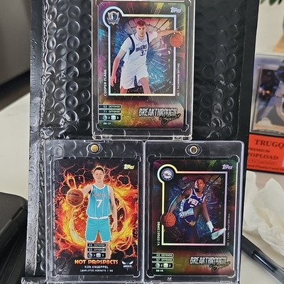2024-25 Topps NBA Rookie of the year Flagg & runner ups Knueppel Edgecombe 