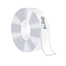 Extra Strong Double Sided Tape Heavy Duty Removable 10FT, Clear Sticky Nano