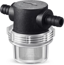 Water Pump Strainer, 3/8 Inch Hose Barb In-Line Strainer Twist-On Sprayer Filter