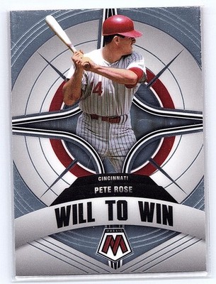 2022 Panini Mosaic #WW-6 Pete Rose Will to Win