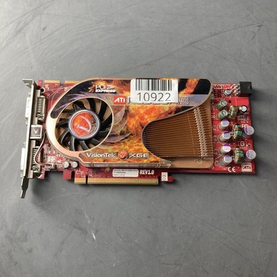 VISIONTEK Radeon X1950 Pro 256MB vt-x1950pro256a PCIe Video Card 2x DVI