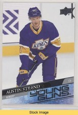 2020-21 Upper Deck Extended Series Young Guns Austin Strand #722 READ fv4