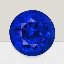 Blue Sapphire Round Cut Gemstone 3.80 Cts - 11 mm AAA Loose Gem 