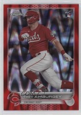 2022 Topps Chrome Sonic Red RayWave Refractor 2/5 Trey Amburgey #61 2f9