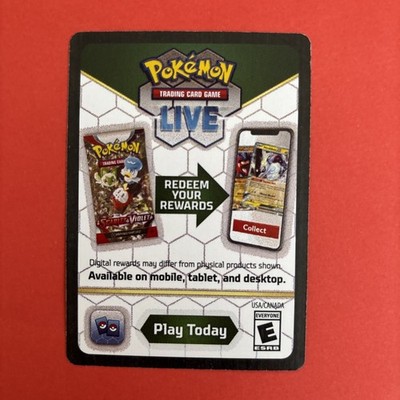 Pokemon TCG Belohnungscode Karte Neu unbenutzt x 20