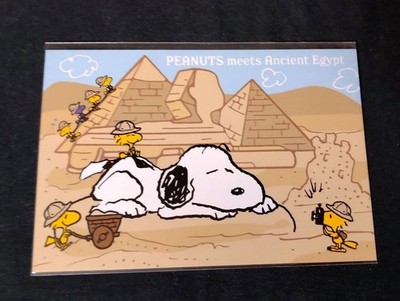 Ancient Egypt Exhibition x PEANUTS Postcard Snoopy Sphinx