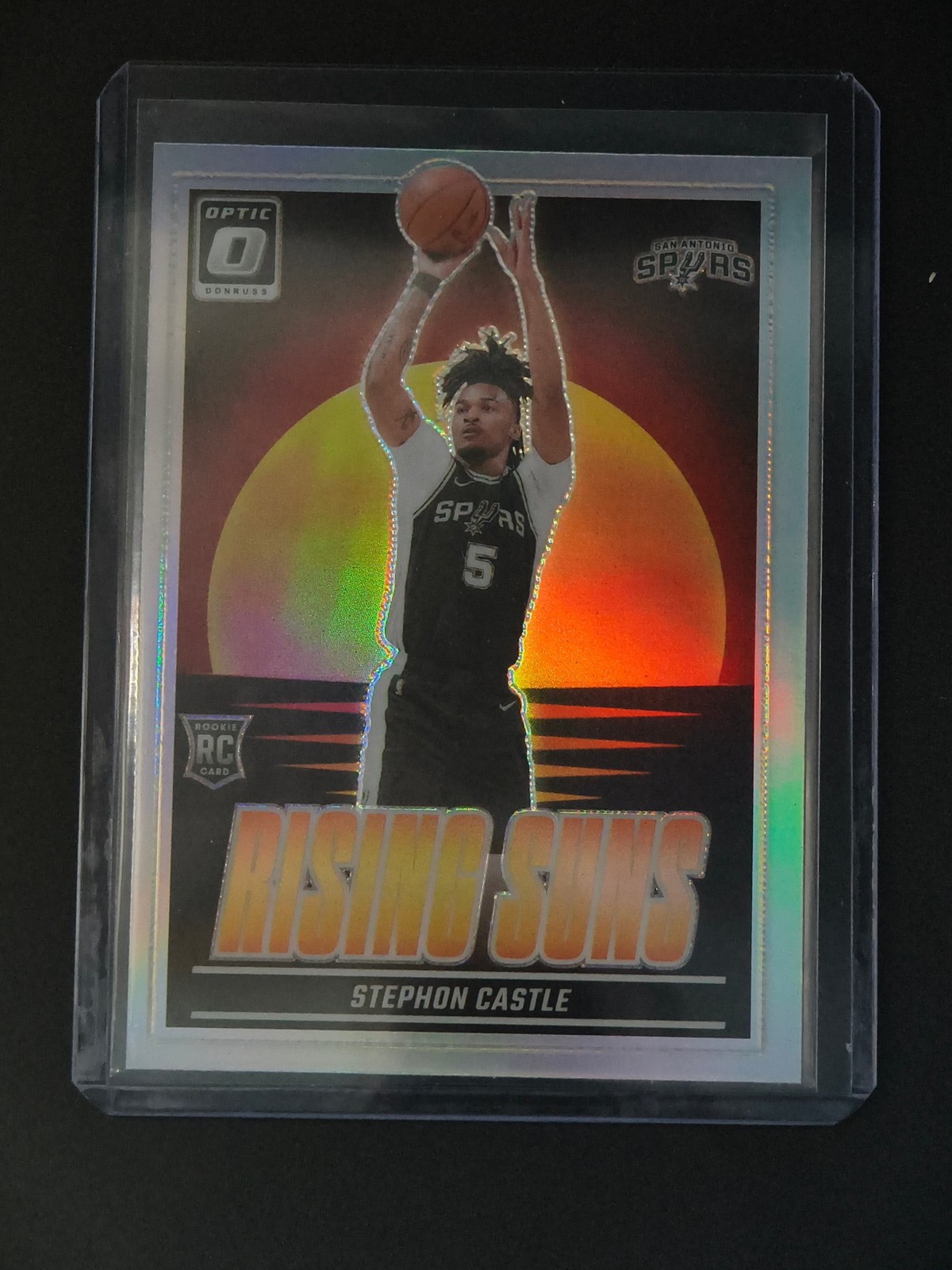 Stephon Castle RC 2024-25 Panini Donruss Optic Rising Suns Holo #6 [3hk