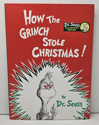 How the Grinch Stole Christmas by Seuss 1957 renewed 1985 Hardcover