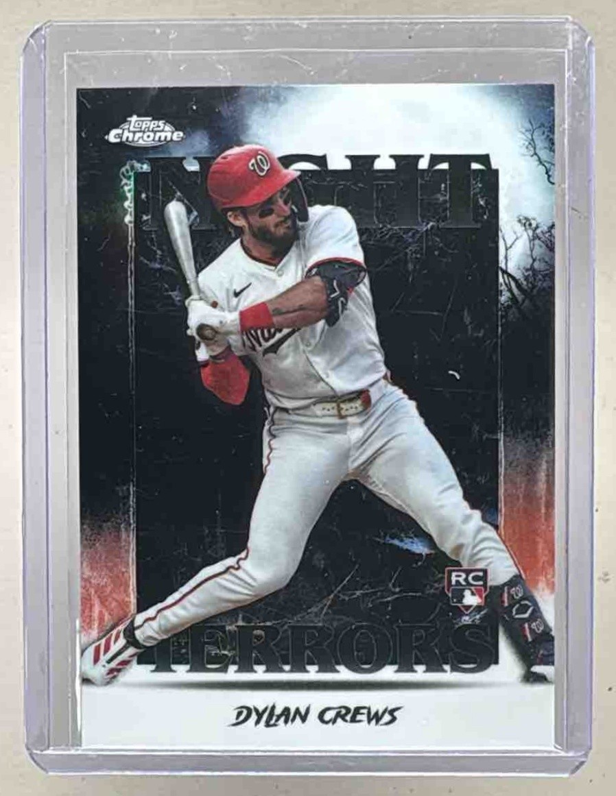 EL.223 Dylan Crews 2025 Topps Chrome Update #NT-13 Night Terrors Rookie RC