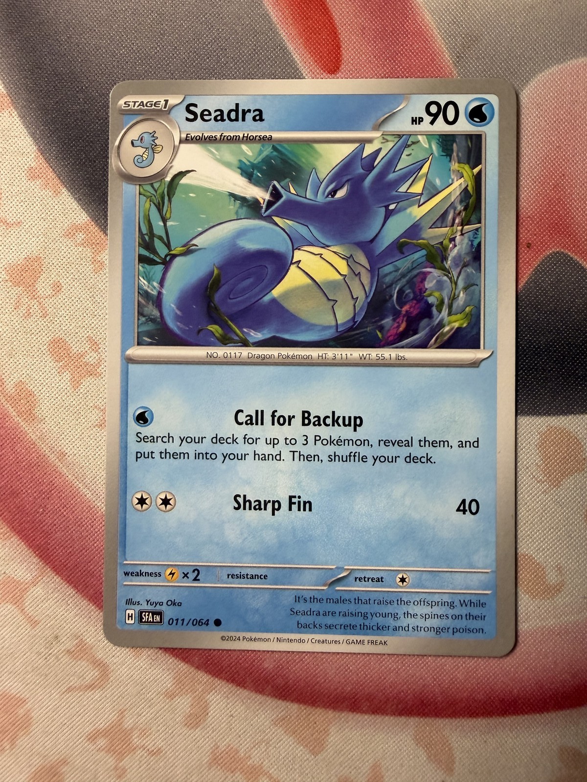 Seadra Common SV: Shrouded Fable 011/064 NM English