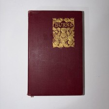Poetrical Works of Robert Burns Vol 1 McKay C.1900 Vintage Decorative Book