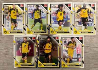 Topps Bundesliga Chrome 2025/26 7xBase Karten Borussia Dortmund BVB