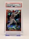 2022 LEAF VIBRANCE SHOHEI OHTANI AUTO - ORANGE CRYSTALS PSA 9