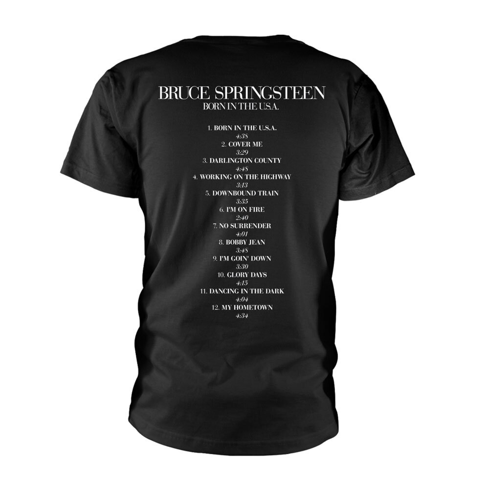 Bruce Springsteen Born in the USA Black T-Shirt NEW OFFICIAL | eBay