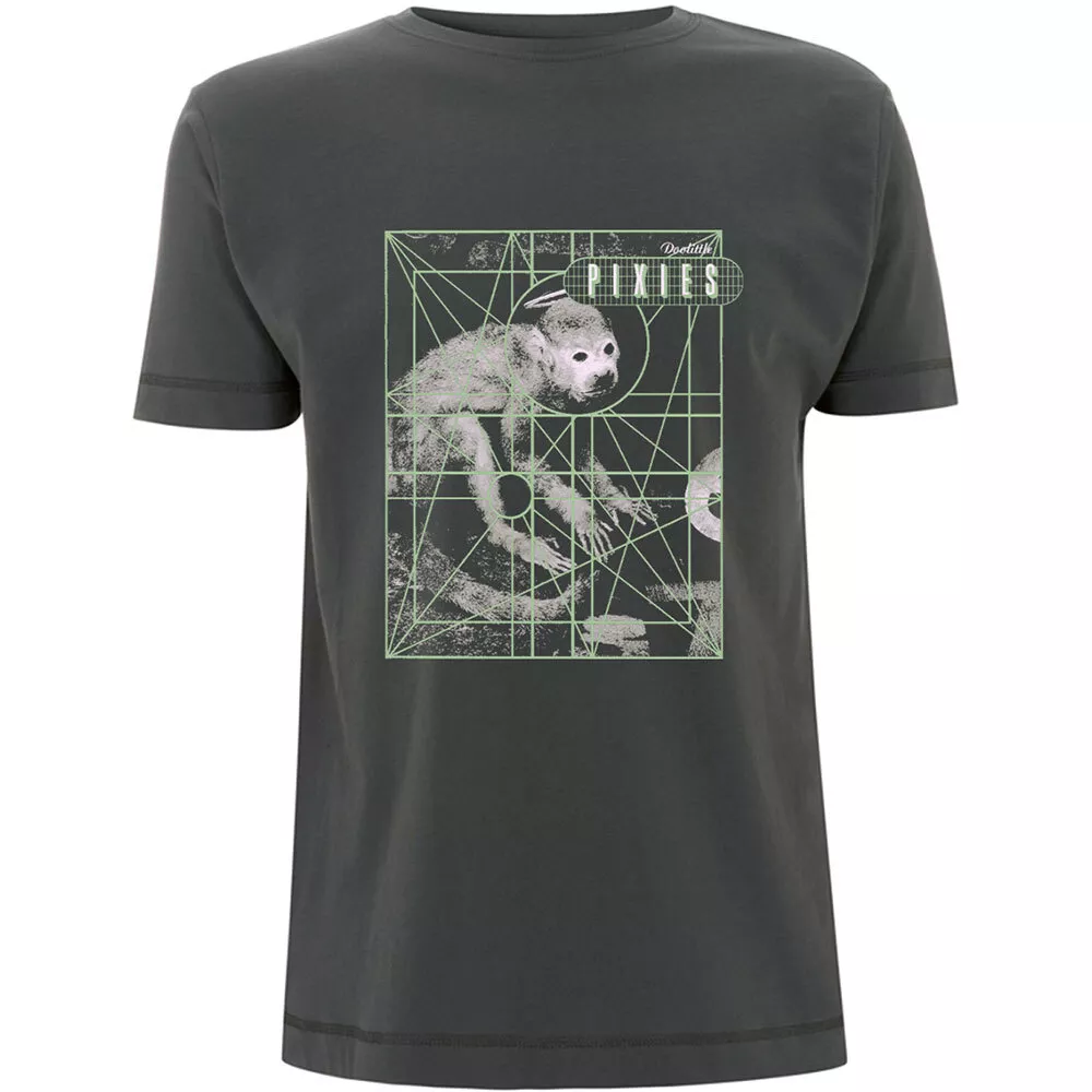 Pixies Doolittle Shirt Officially Licensed Mens Grey Tee Rock Merch Monkey | eBay