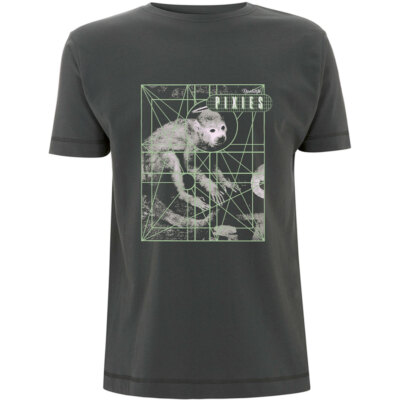 Pixies Doolittle T-Shirt offiziell lizenziert Herren grau Tee Rock Merch Affe