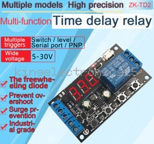 DC 5V/12V/24V Digital LED Cycle Timer Delay Relay Switch Time Relay Module NEW