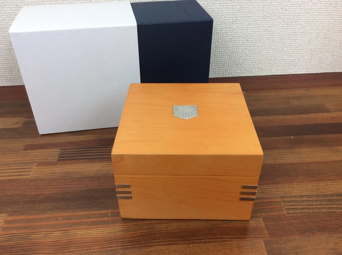 tag heuer wooden box