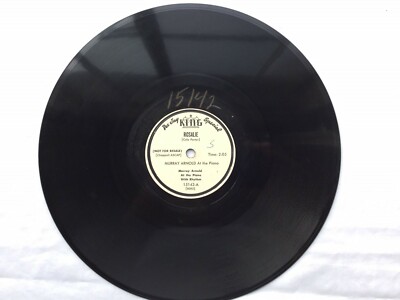 Murray Arnold 78rpm Single 10-inch King Records #15142 Rosalie & Polly 