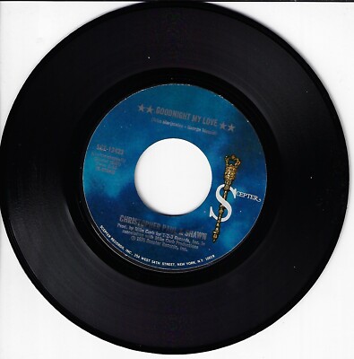 CHRISTOPHER PAUL & SHAWN GOODNIGHT MY LOVE/EVERYBODY NEEDS SOMEBODY 45RPM VINYL