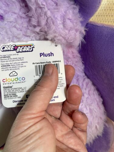 Peluche Jumbo Púrpura Care Bears Share Bear 2025 30” Pascua Primavera - Imagen 2 de 5