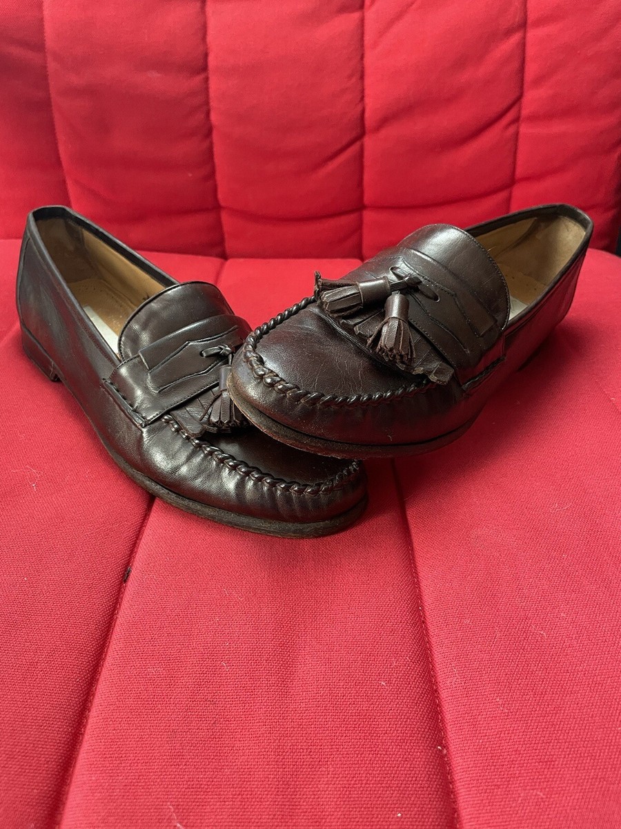 mezlanスペイン製タッセルローファー Mezlan Tassel Slip-on Loafers Brown Leather Made in Spain