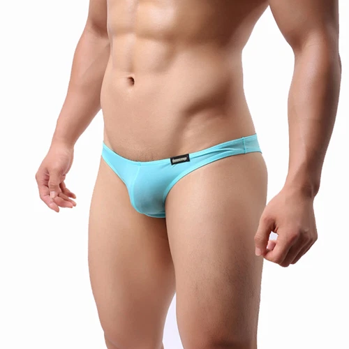 NEU Herren Eis Seide Unterwäsche atmungsaktive Slips niedrig erhöht Bikinihöschen Unterhose - Bild 1 von 13