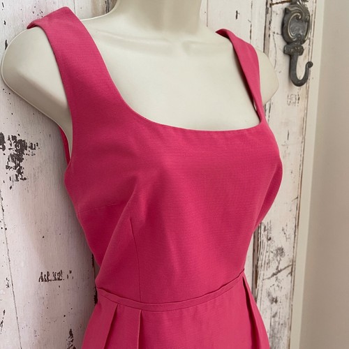 Kay Unger Size 10 Womans Pink Silk Sleeveless Sheath Career Party Classy Dress - Picture 3 of 7