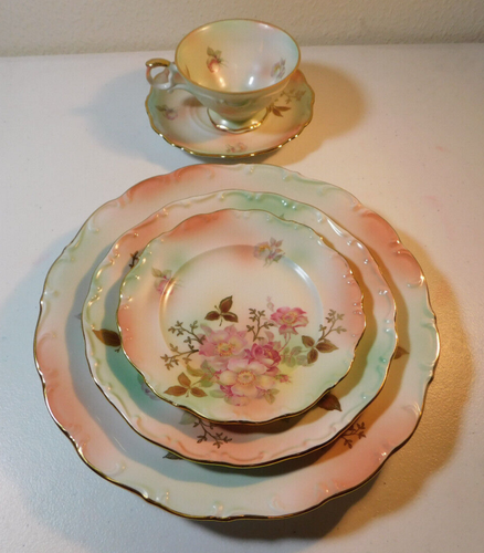 HOUSE OF GOEBEL "HGE1" MUSTER 5 TEILIGES GEDECK (S) W. GERMANY FLORAL - Bild 8 von 10