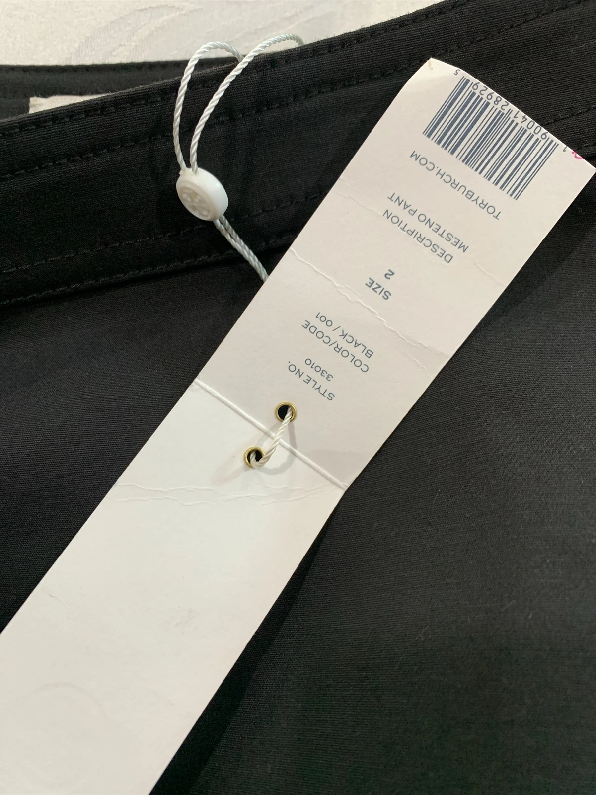 Pantaloni casual da donna neri Tory Burch taglia 2