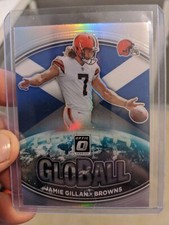 Jamie Gillan 2021 Donruss Optic Globall Silver Holo Prizm #GB-11 Browns PWE