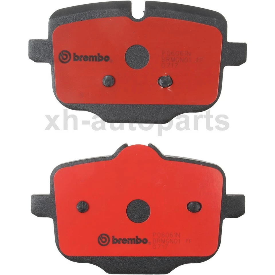 Se adapta a BMW 550i 2011 2012 2013 2014 2015 2016 2X pastillas de freno delanteras traseras Foto 2 de 4