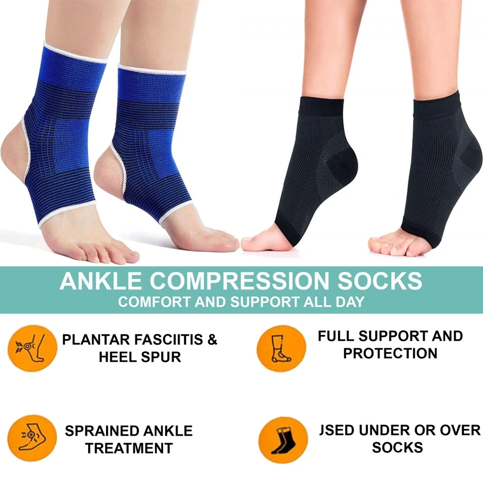 Compression Socks Best Heel Support For Achilles Tendonitis Blitzu  Compression Socks Compression Socks For Women Men Open