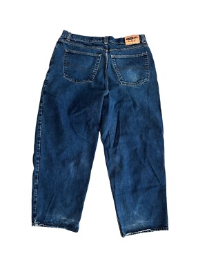 Vintage Y2K Anchor Blue Beyond Baggy Jeans 42 x 30 Wide Leg Denim