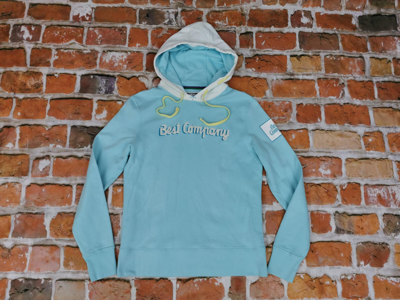 Best Company Vintage Women Hoodie Olmes Carretti Turquoise Size S Tip Top image 3