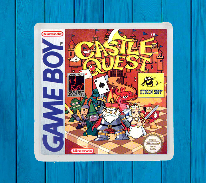 MAGNET De Réfrigérateur CASTLE QUEST NINTENDO GAME BOY