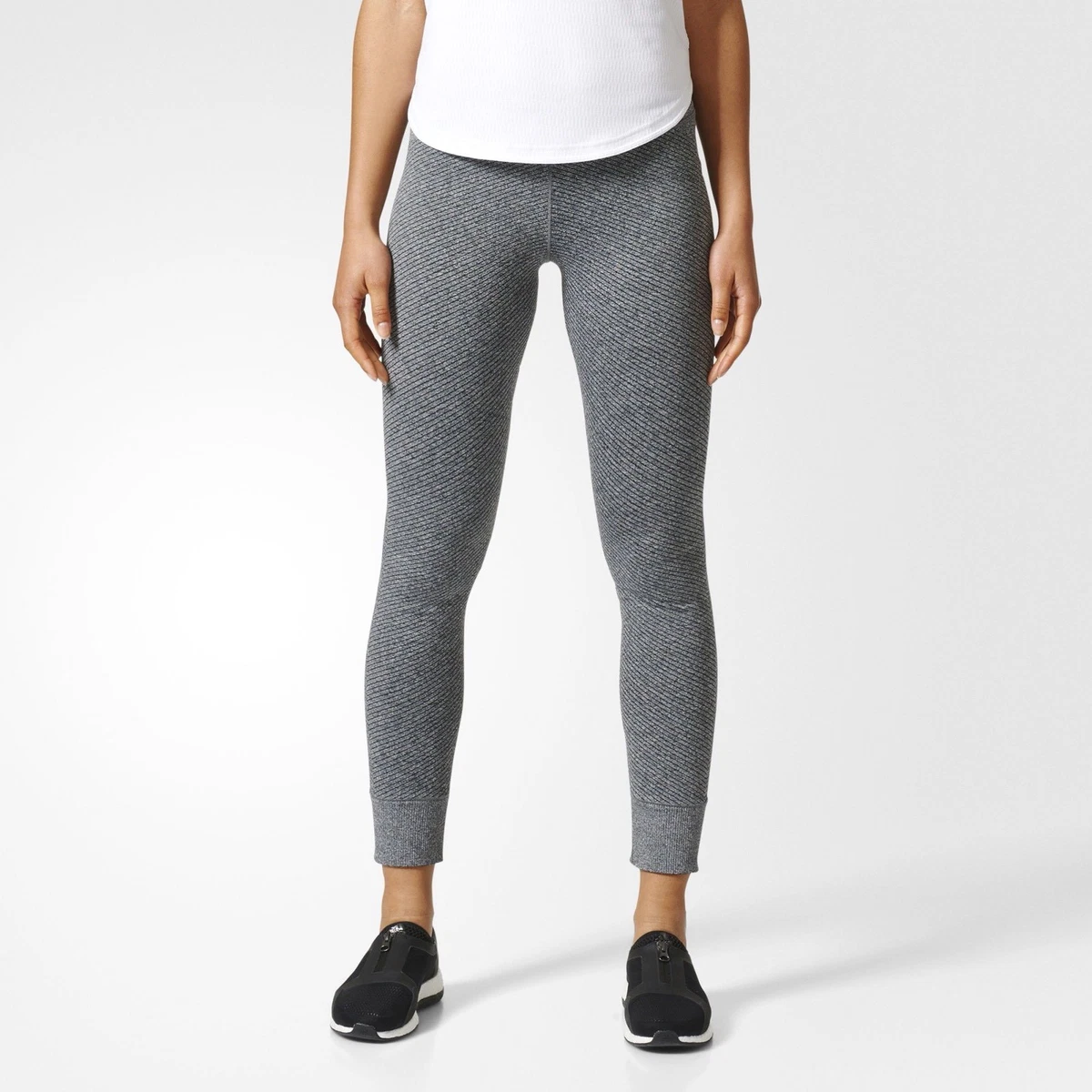 adidas Womens Primeknit Fine Tights Black X-Small, Leggings